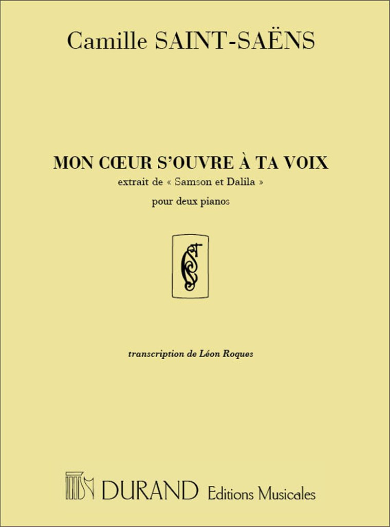 Samson Et Dalila N 9 2 Pianos (Roques)